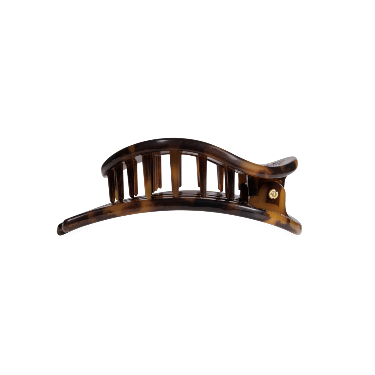 TELETIES - Tortoise | Medium | Flat Circle Hair Clip