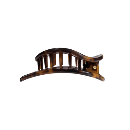 TELETIES - Tortoise | Medium | Flat Circle Hair Clip
