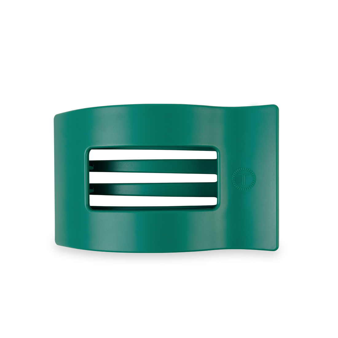 TELETIES - Flat Rectangle Hair Clip | Medium | Fir Real