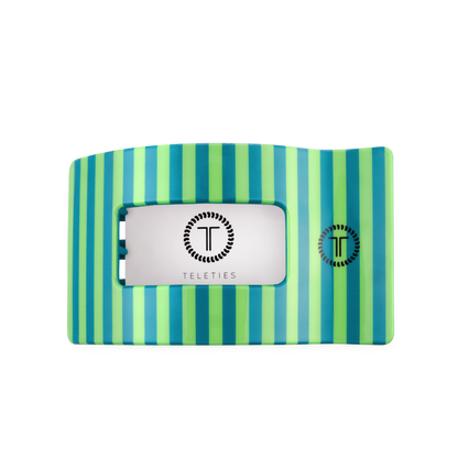 TELETIES - Cabana Cutie | Large | Flat Rectangle Hair Clip