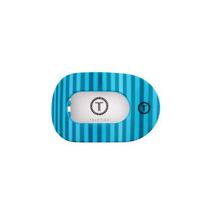 TELETIES - Splash Zone | Small | Flat Round Hair Clip