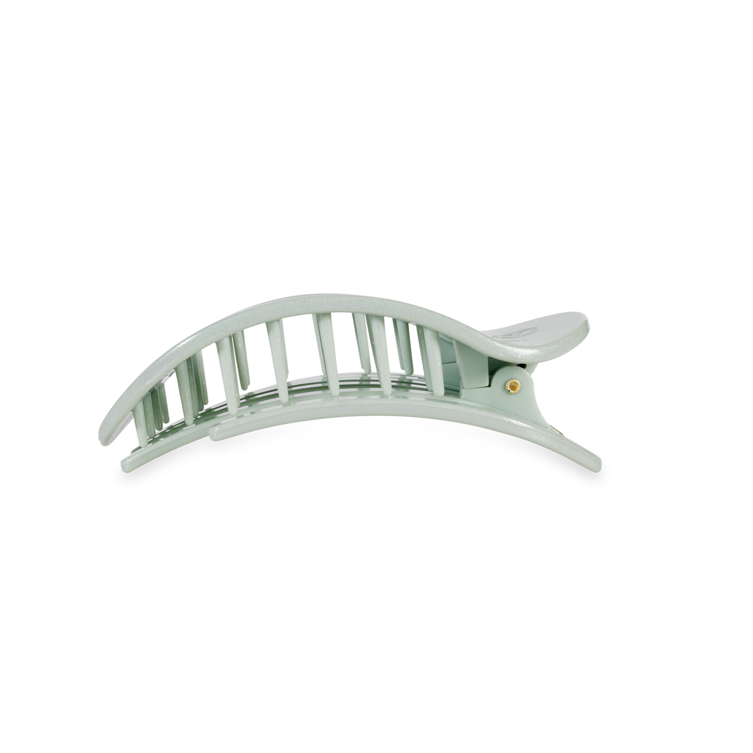 TELETIES - Flat Round Hair Clip | Medium | Dew Drop