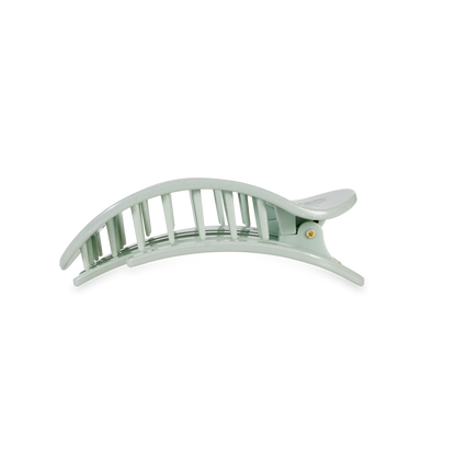 TELETIES - Flat Round Hair Clip | Medium | Dew Drop
