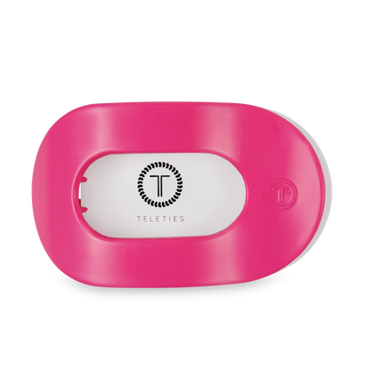 TELETIES - Flat Round Hair Clip | Large | Tropical Punch