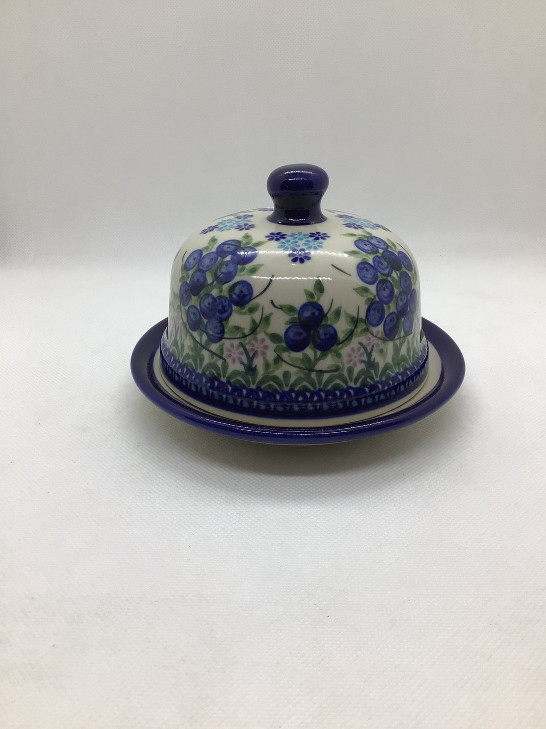KALICH Blueberry Bundle Cheese/Butter Dish