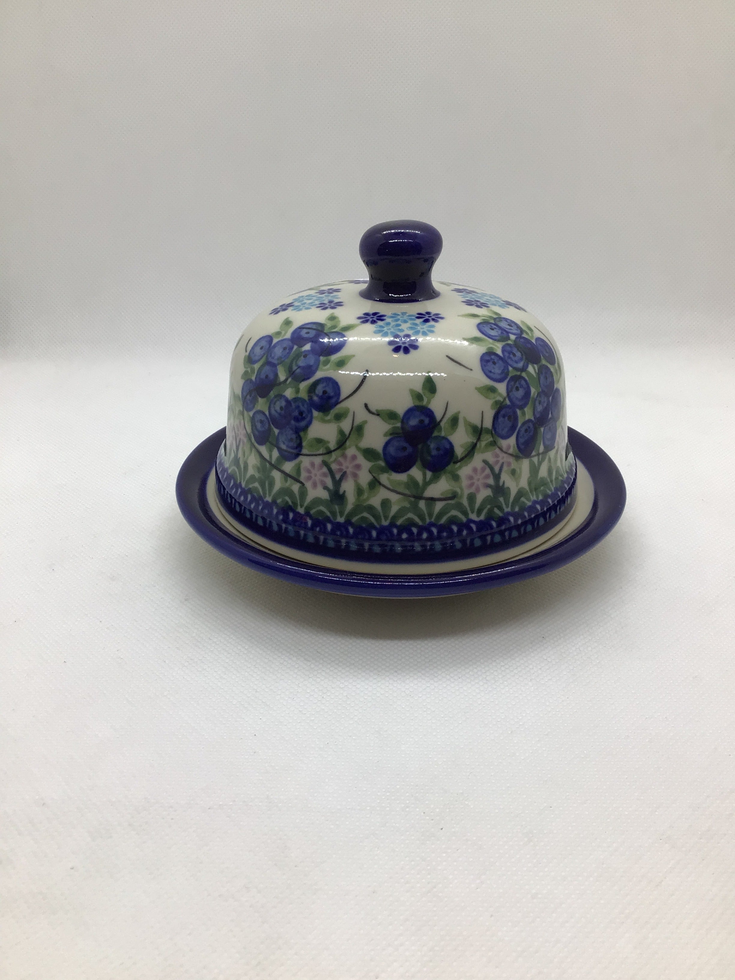 KALICH Blueberry Bundle Cheese/Butter Dish