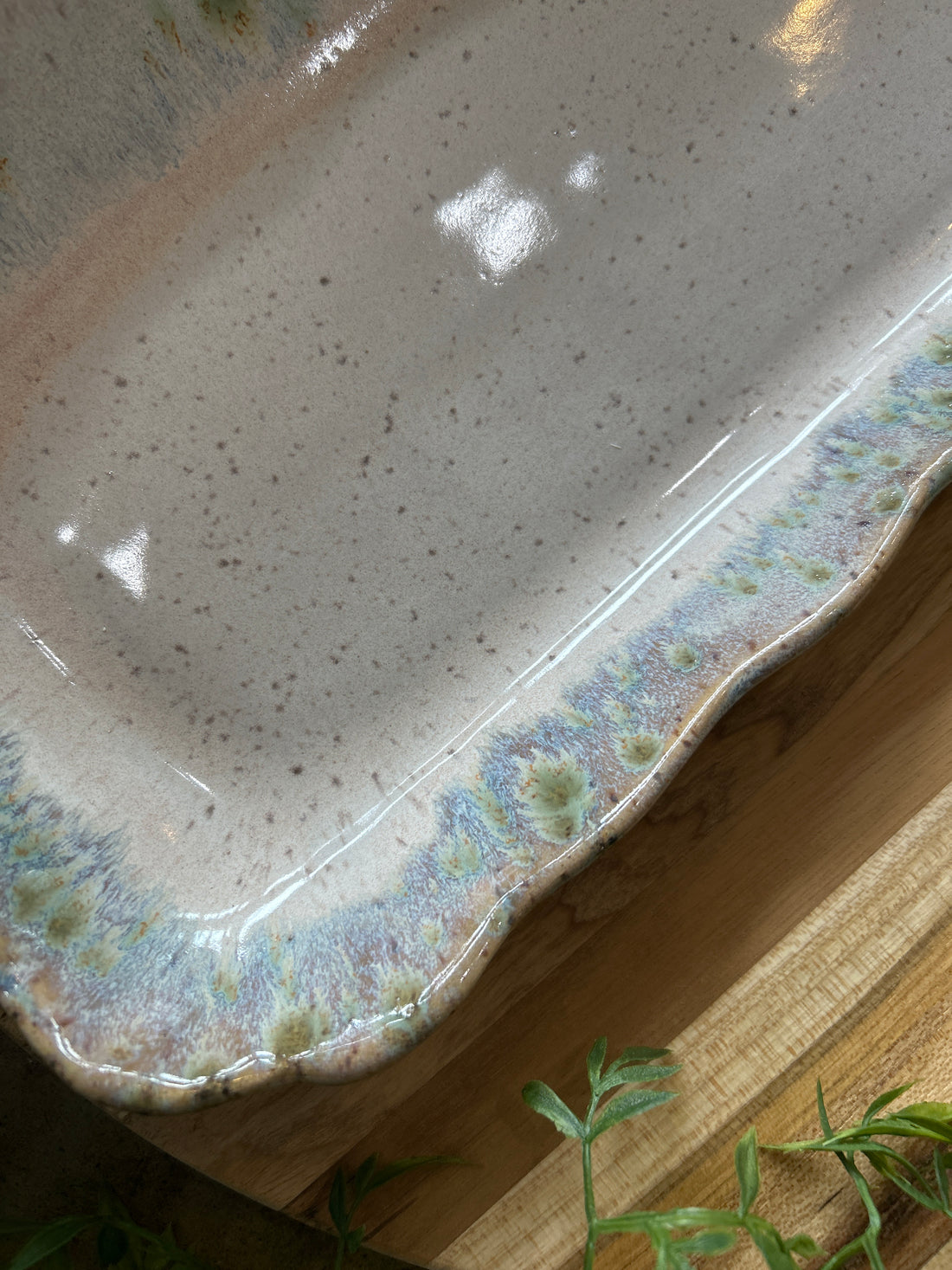 Flirty Edge Tray-Botanical