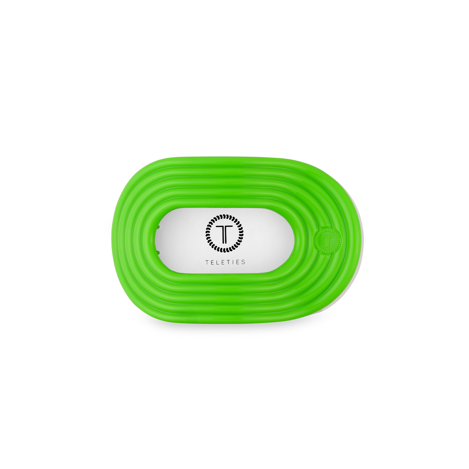TELETIES - Flat Round Hair Clip | Small | Glow For It