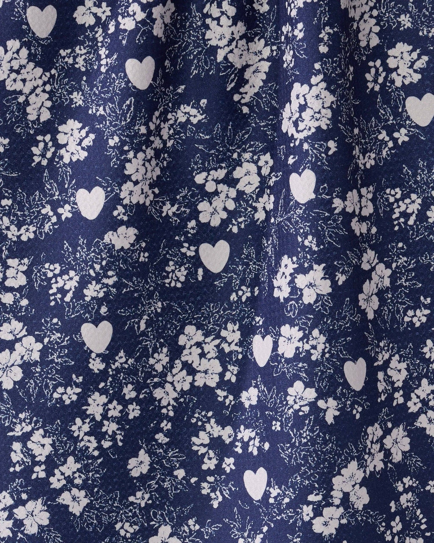 Geometry - Midnight Posy Tea Towel