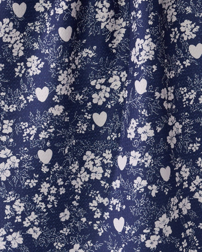 Geometry - Midnight Posy Tea Towel