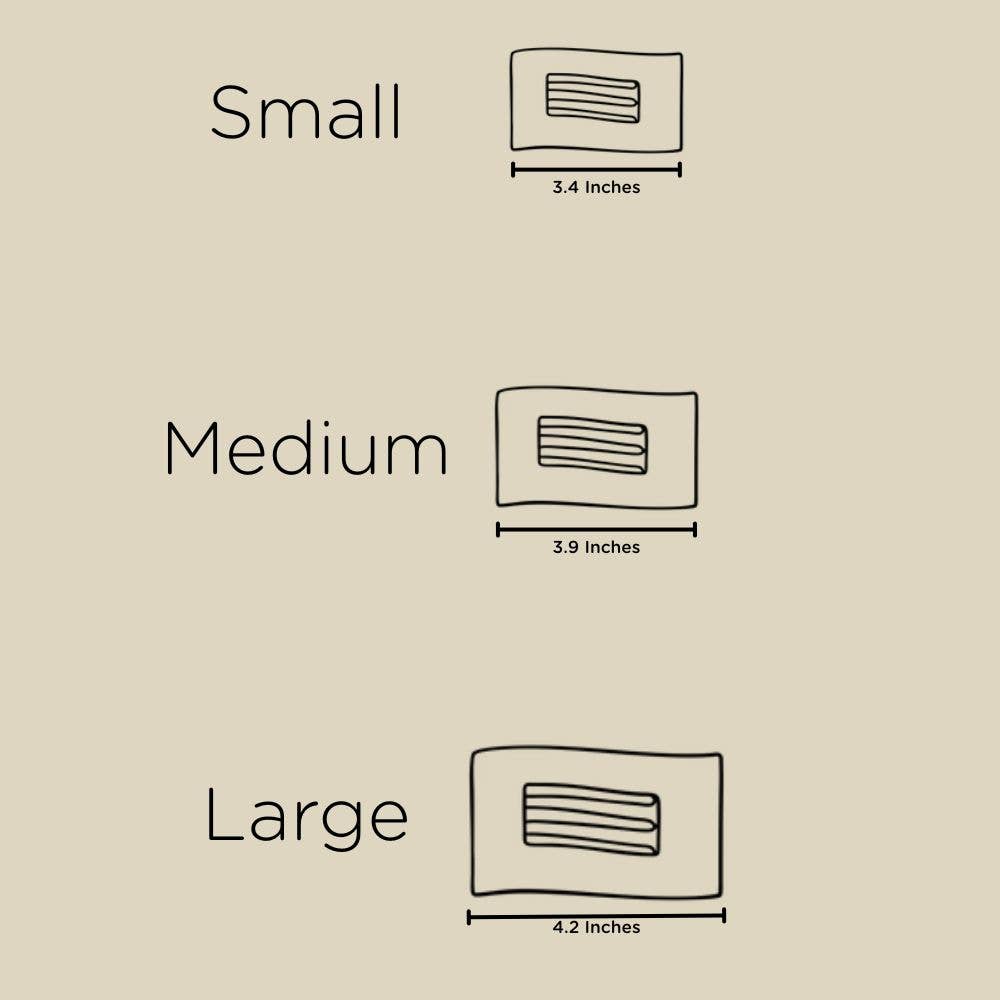 TELETIES - Flat Rectangle Hair Clip | Large | Fir Real