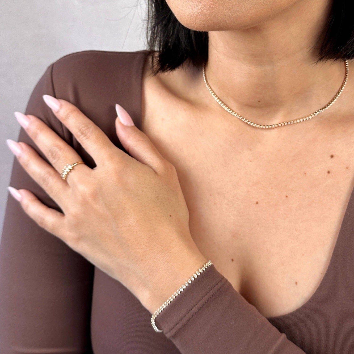 GoldFi - 18k Gold Filled Marquise Tennis Bracelet