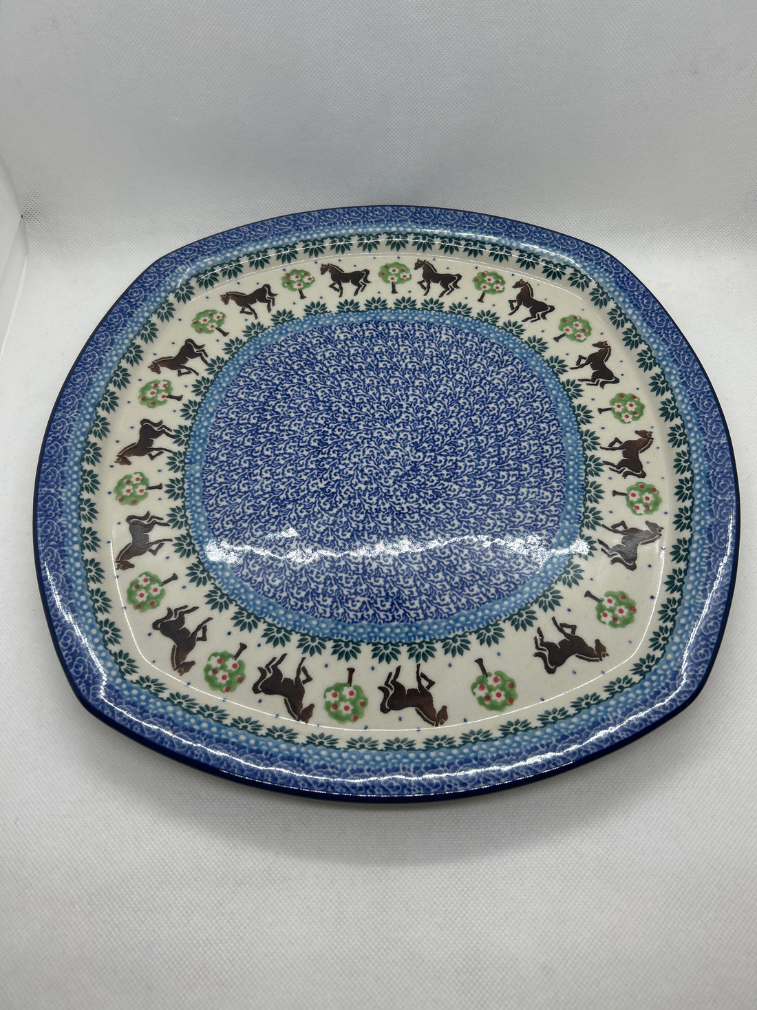 Brown Horse Square Platter