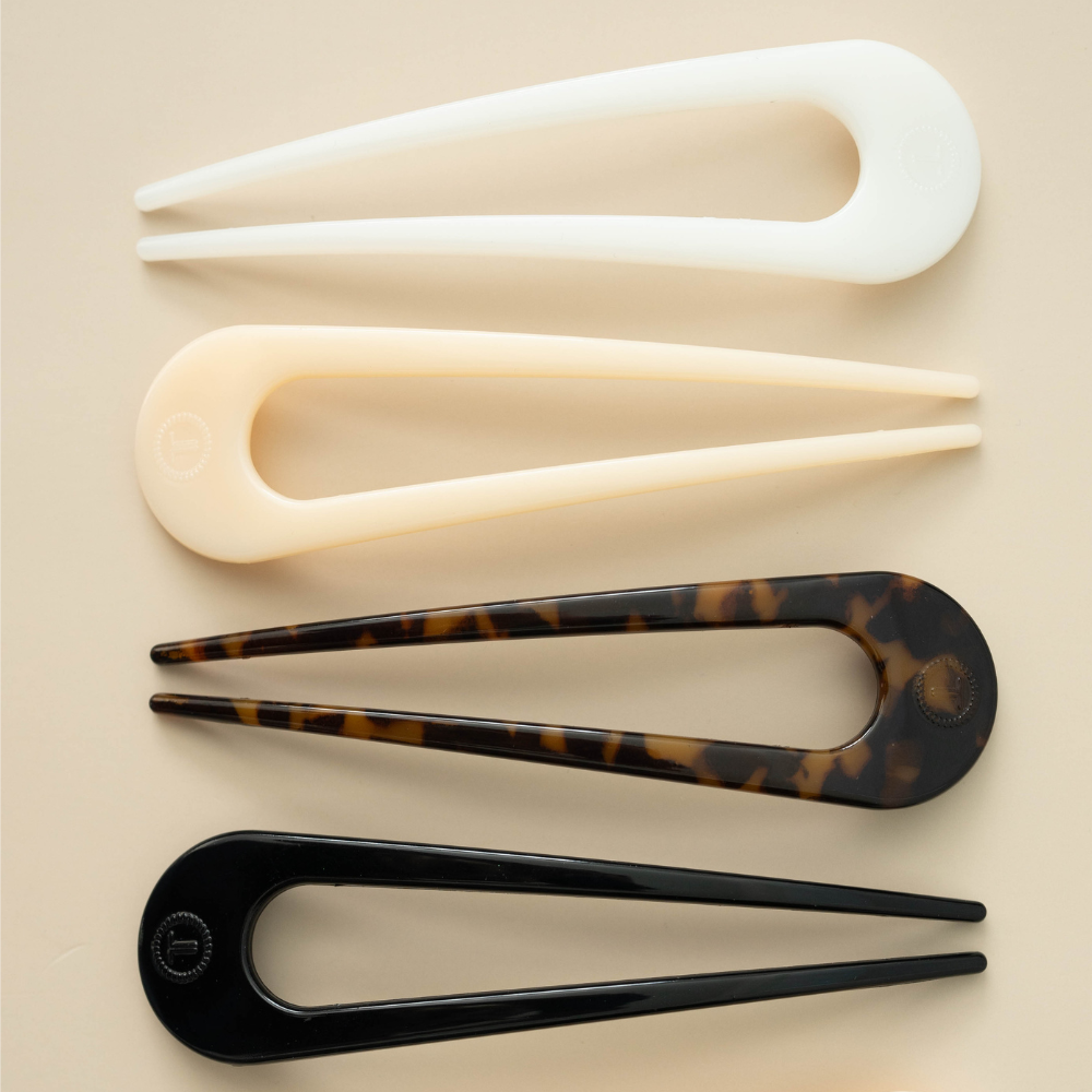 TELETIES - French Hair Pin Jet Black