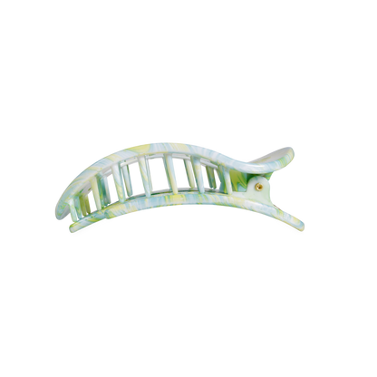 TELETIES - By the Sea Shore | Medium | Flat Round Hair Clip