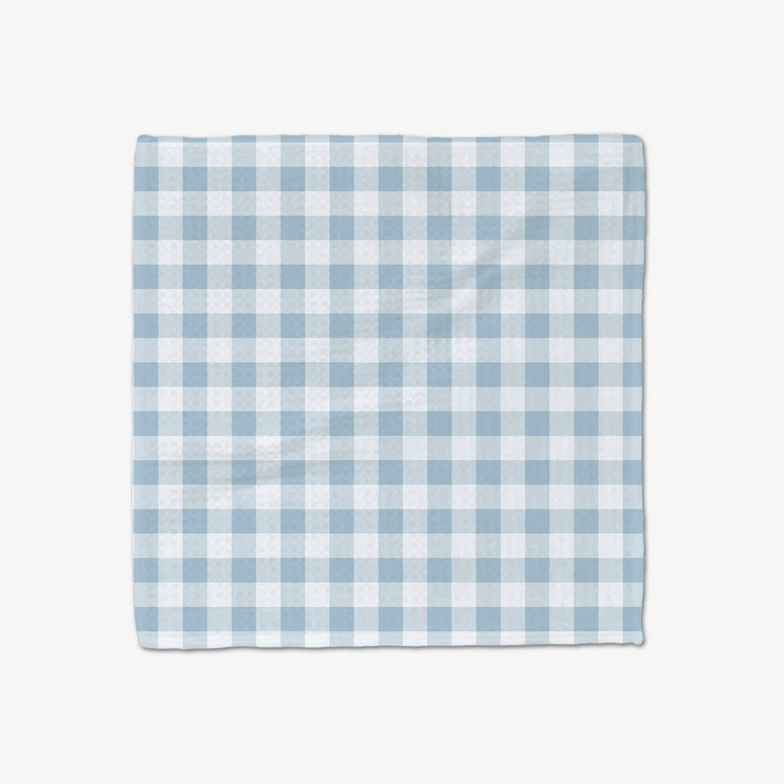 Geometry - Blue Gingham Luxe Washcloth Set