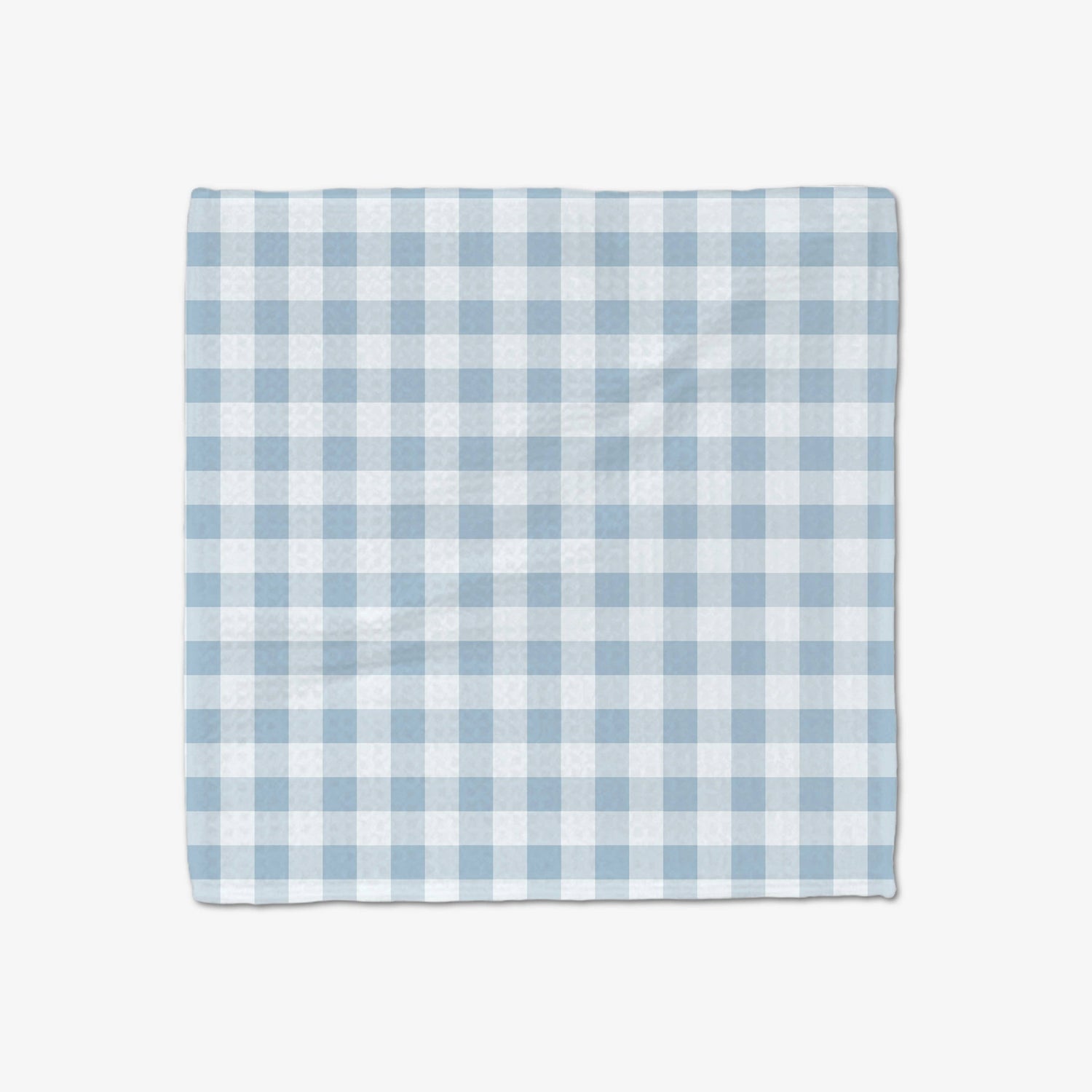 Geometry - Blue Gingham Luxe Washcloth Set