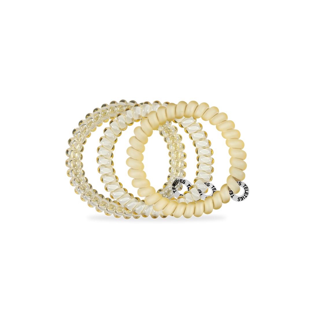 Spiral Hair Coils | Small | Butter Yellow Hair Ties
