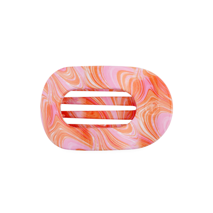 TELETIES - Just Keep Swimming | Medium | Flat Round Hair Clip