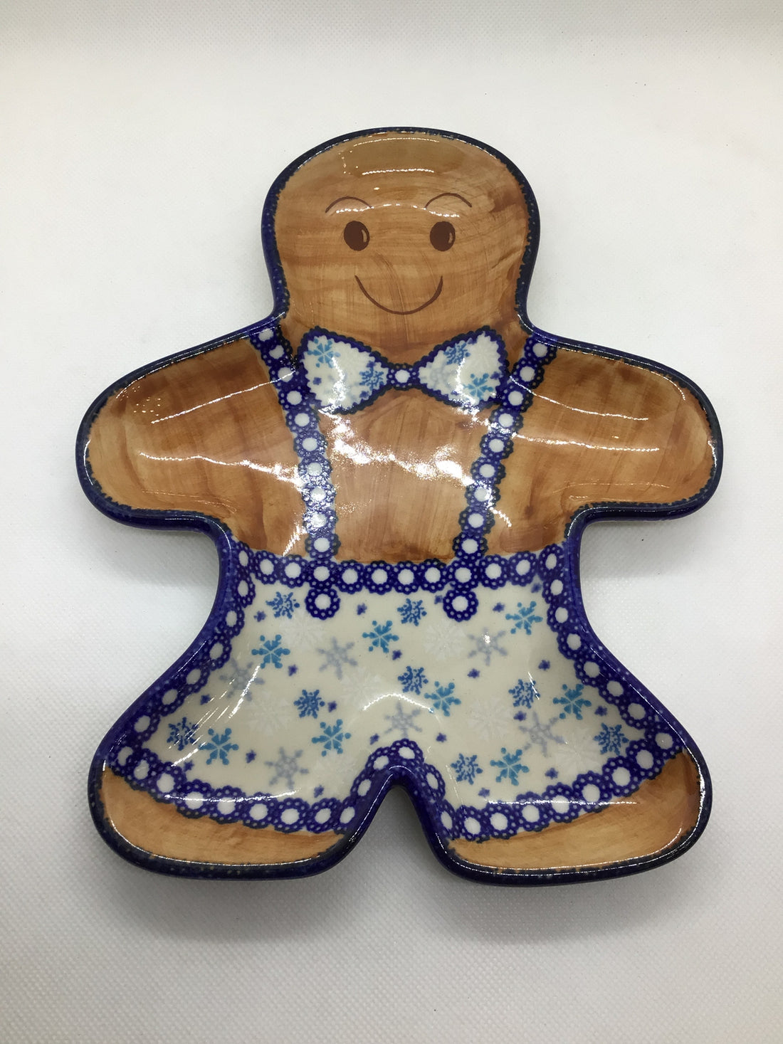 KALICH Winter Flurries Gingerbread Platter