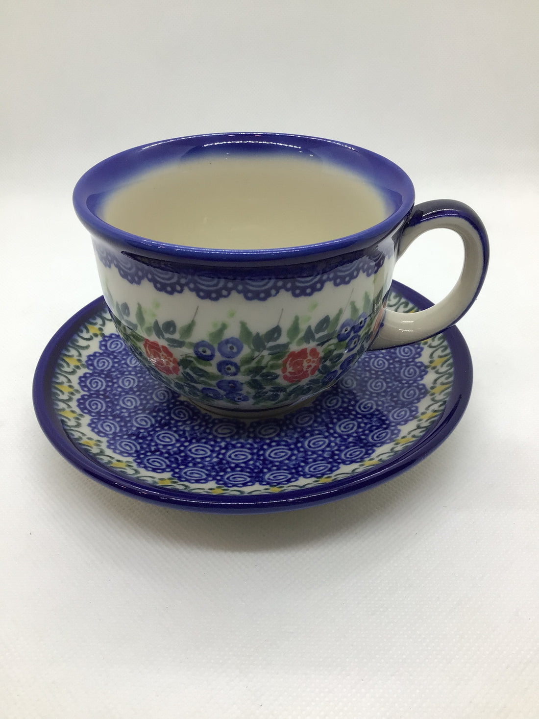 KALICH Royal Rose Tea Cup &amp; Saucer