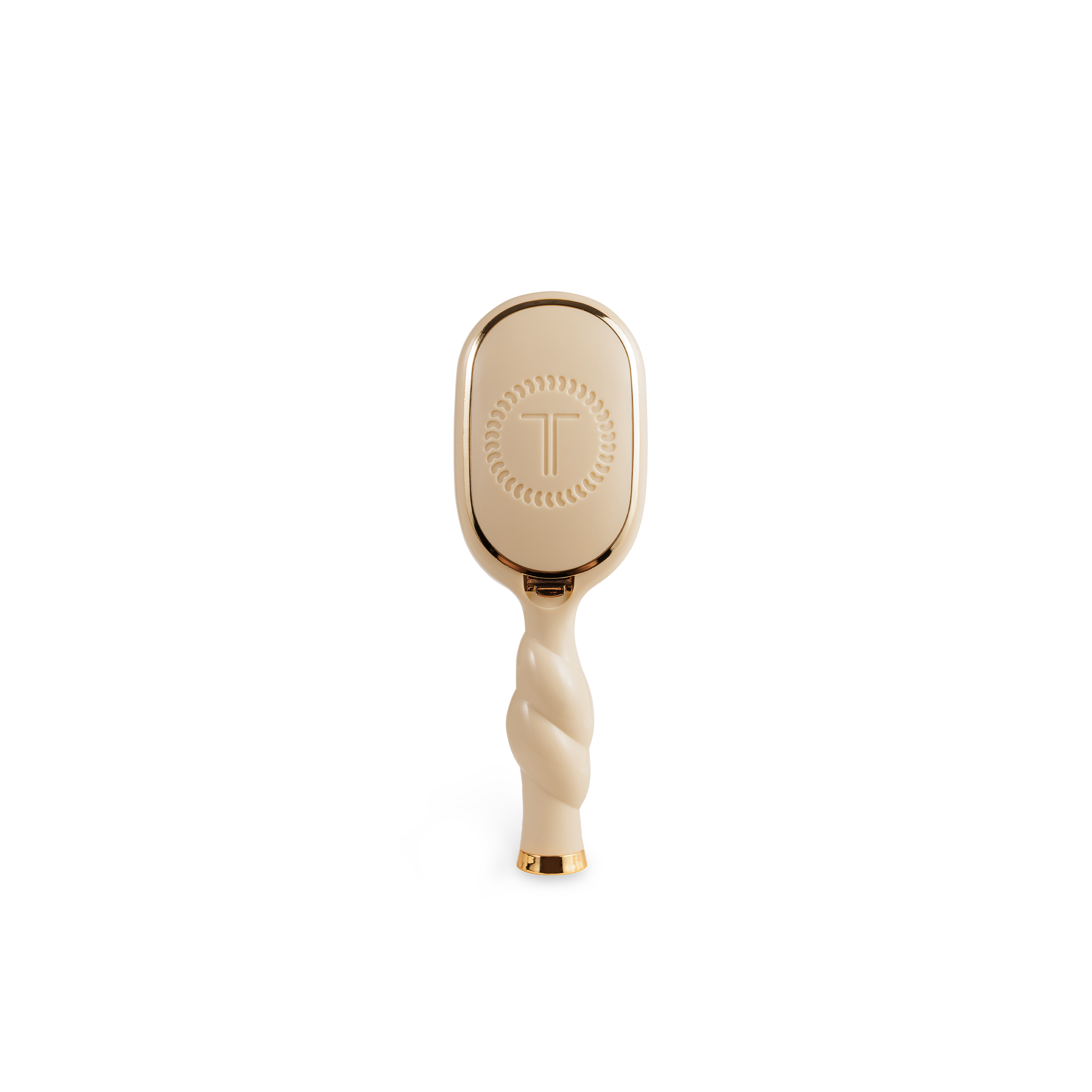 TELETIES - Mini Detangler Brush for Medium Hair - Tan