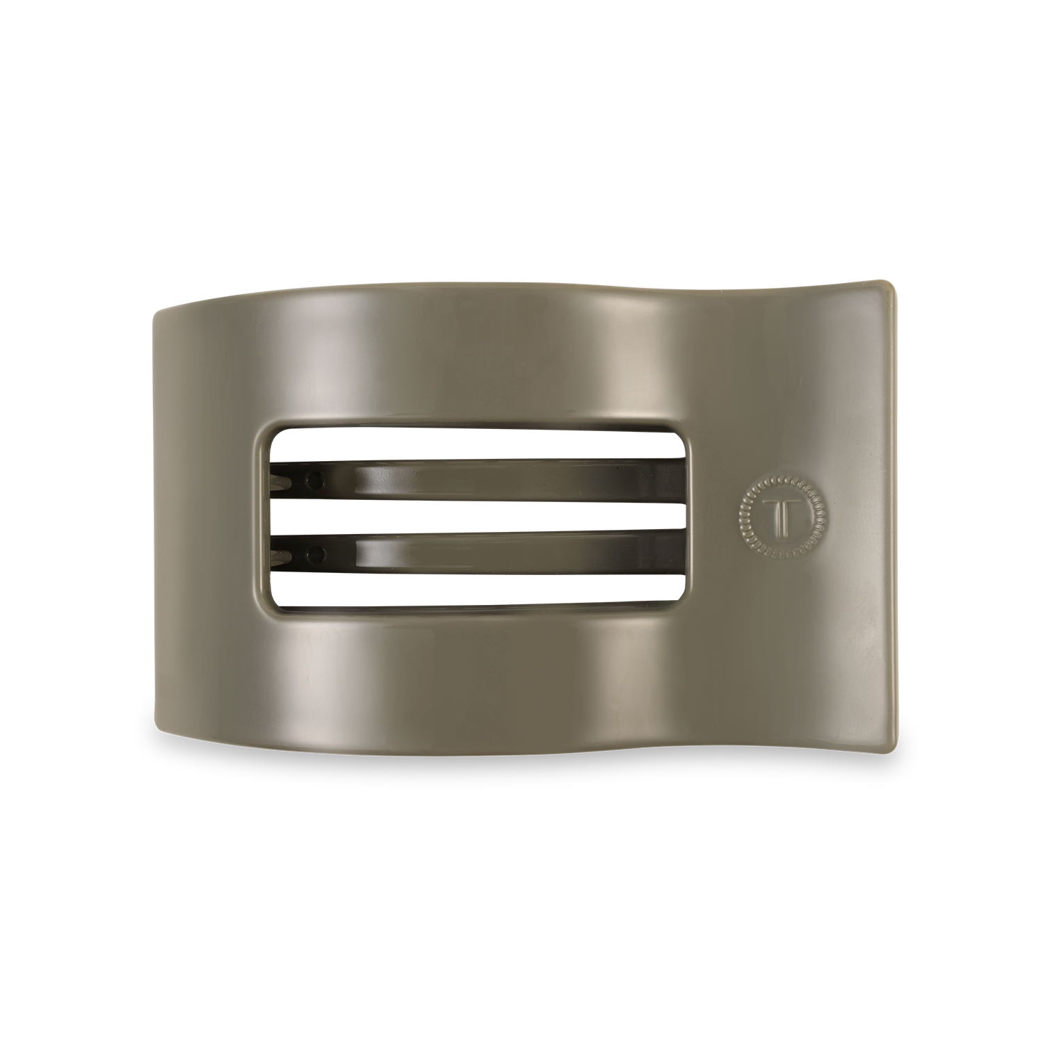 TELETIES - Flat Rectangle Hair Clip | Medium | Sage It Ain&