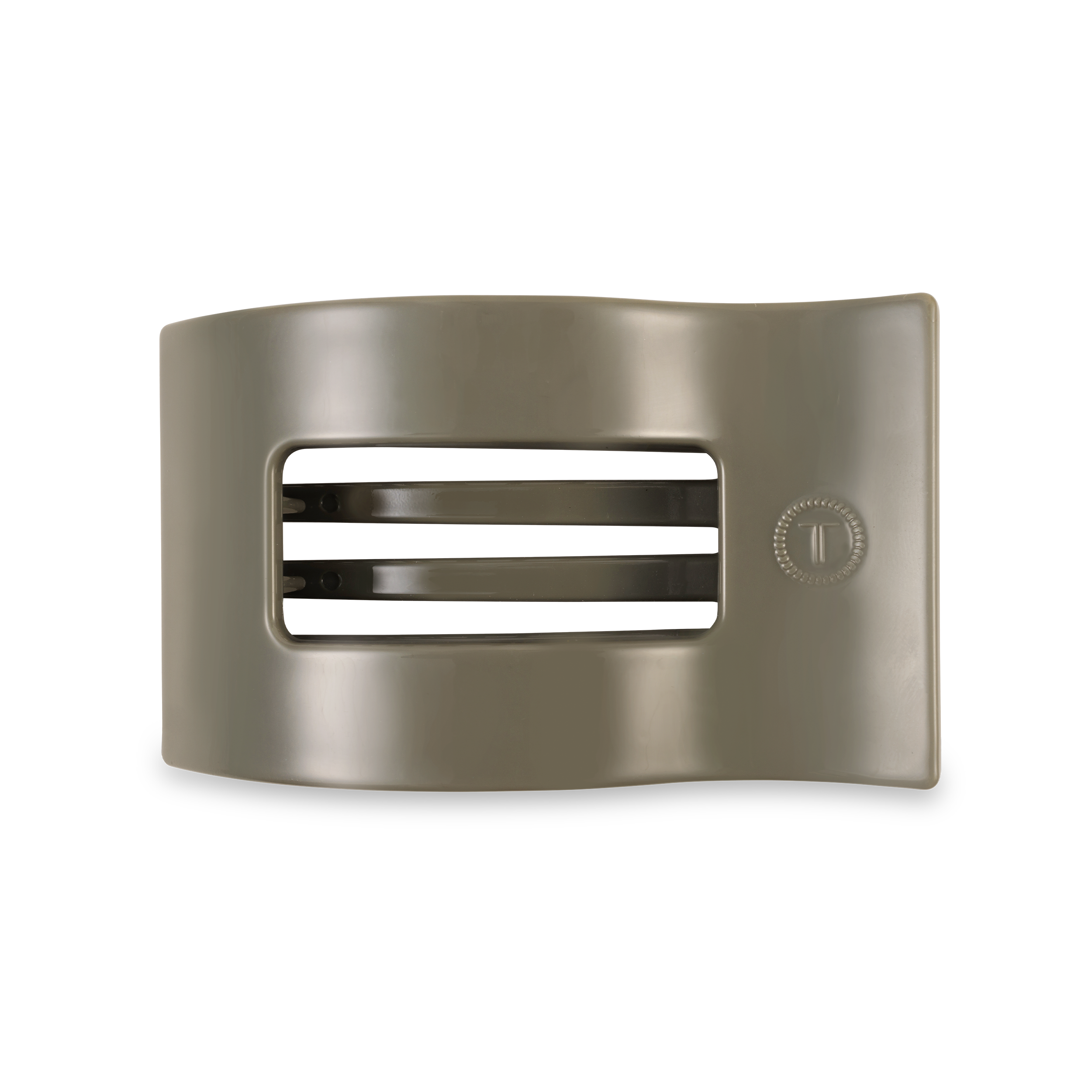 TELETIES - Flat Rectangle Hair Clip | Medium | Sage It Ain&
