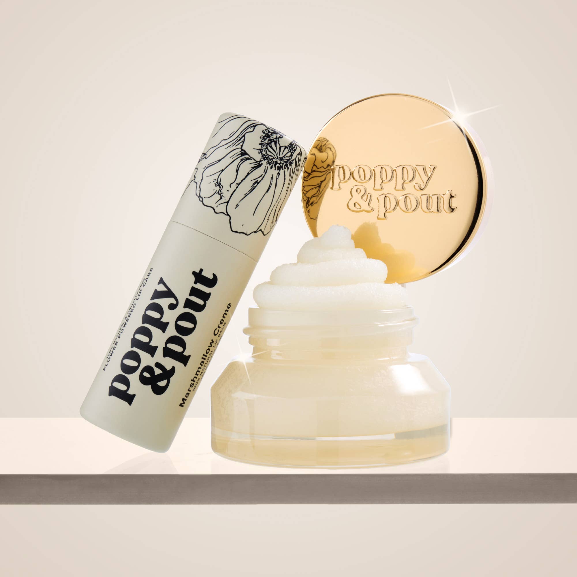 Poppy &amp; Pout - Lip Care Duo, Marshmallow Creme