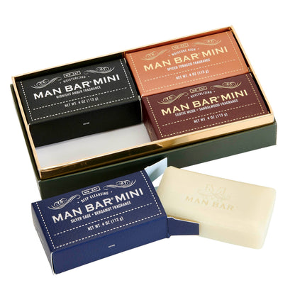 San Francisco Soap / Man Bar Soap - Man Bar Mini 4pc Gift Set