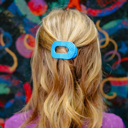 TELETIES - Flat Round Hair Clip | Tiny | Miami Vice