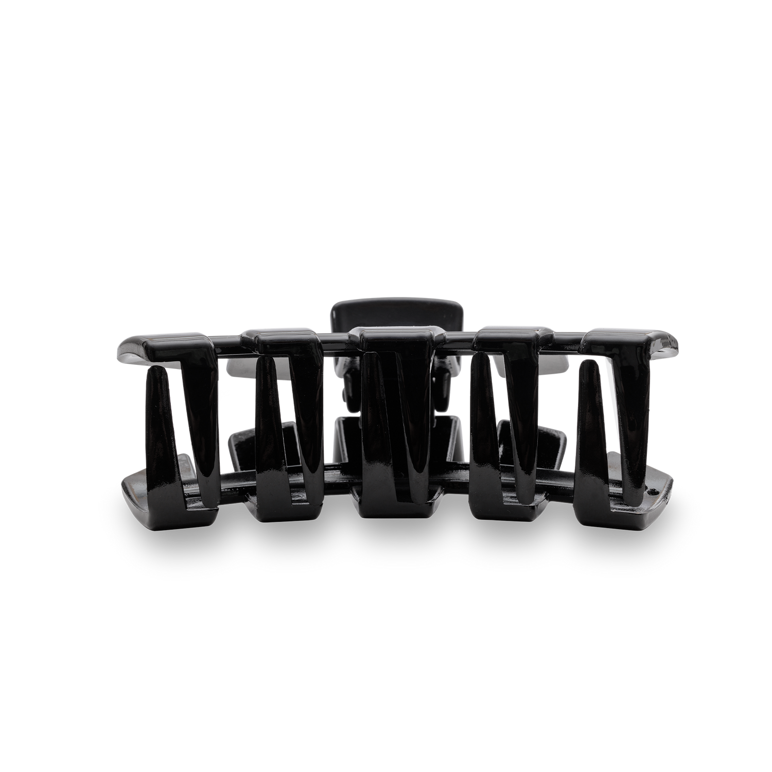 TELETIES - Classic Hair Clip | Med. | Jet Black
