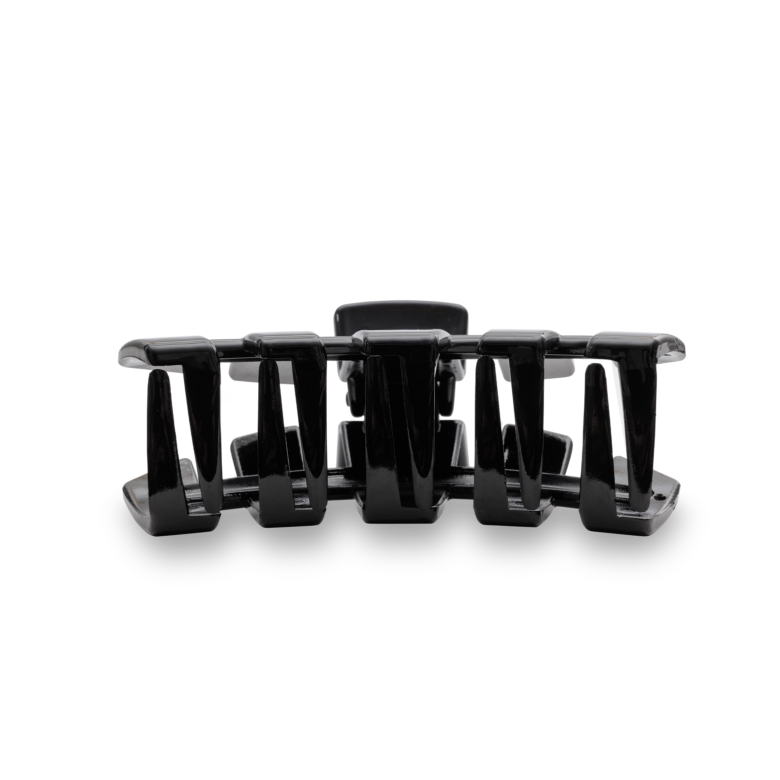 TELETIES - Classic Hair Clip | Med. | Jet Black