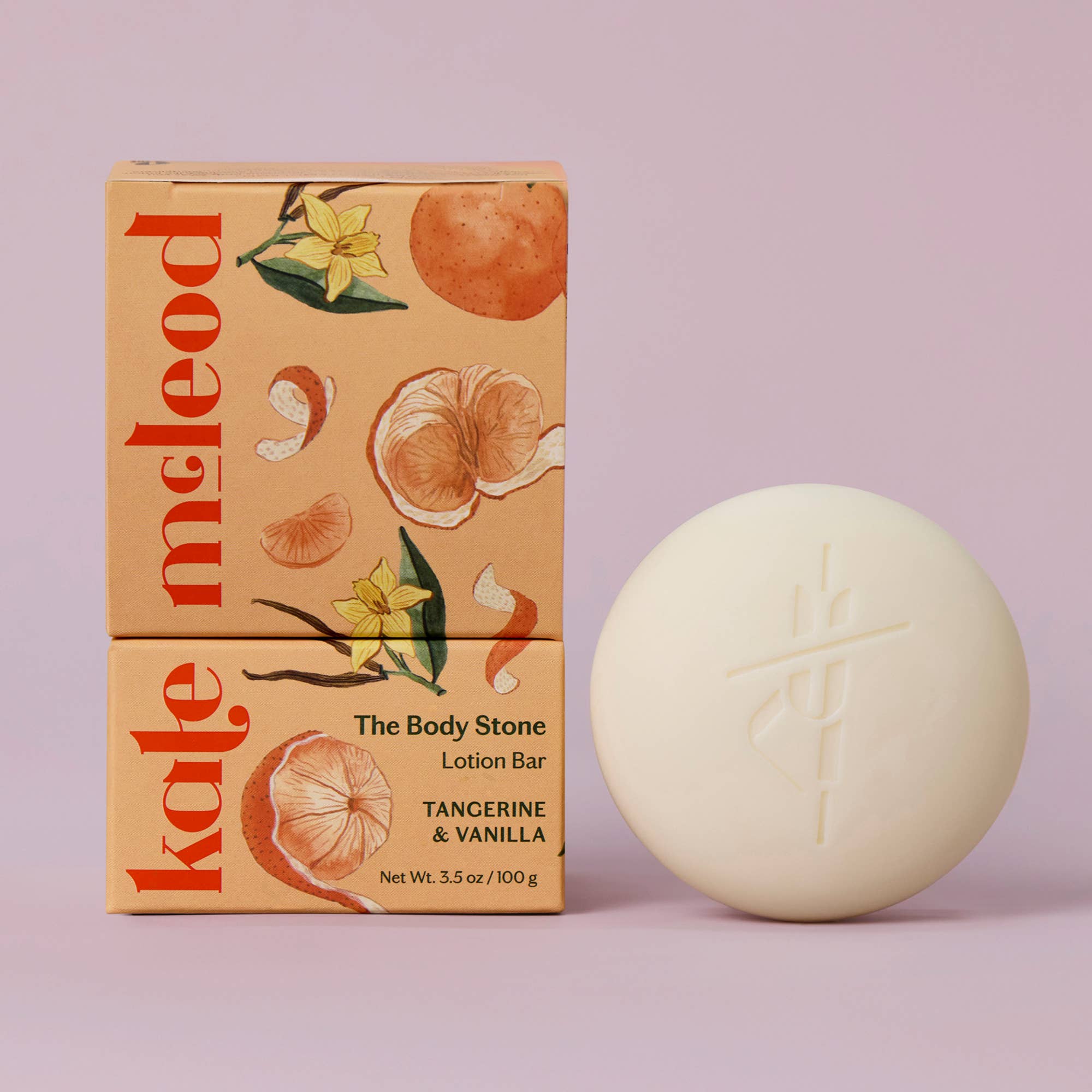 Kate McLeod - Tangerine &amp; Vanilla | Deep Moisturizing Lotion Bar