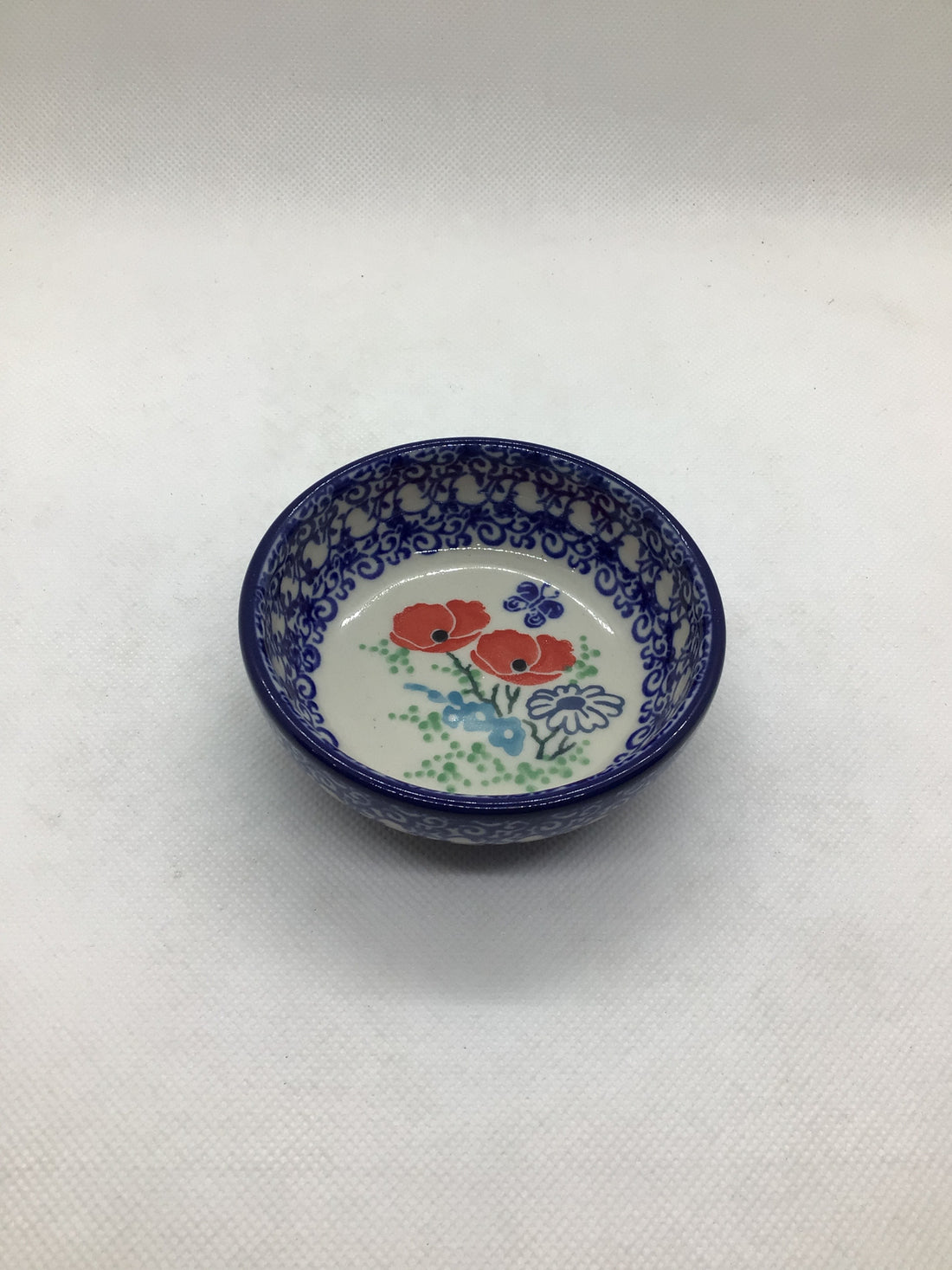 Ruby Red Tiny Round Bowl 3.5&quot;