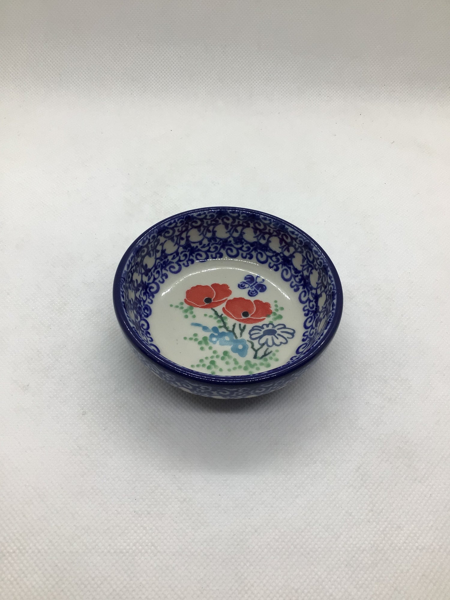 Ruby Red Tiny Round Bowl 3.5&quot;