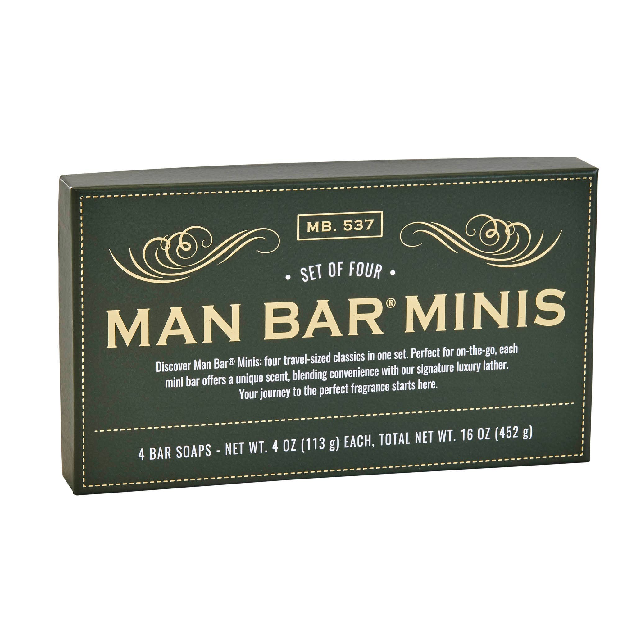 San Francisco Soap / Man Bar Soap - Man Bar Mini 4pc Gift Set