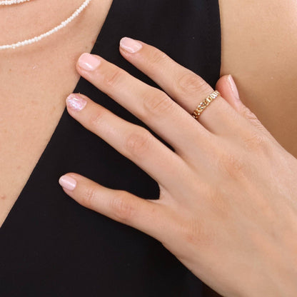 GoldFi - 18k Gold Filled 2.5mm Cuban Chain Ring