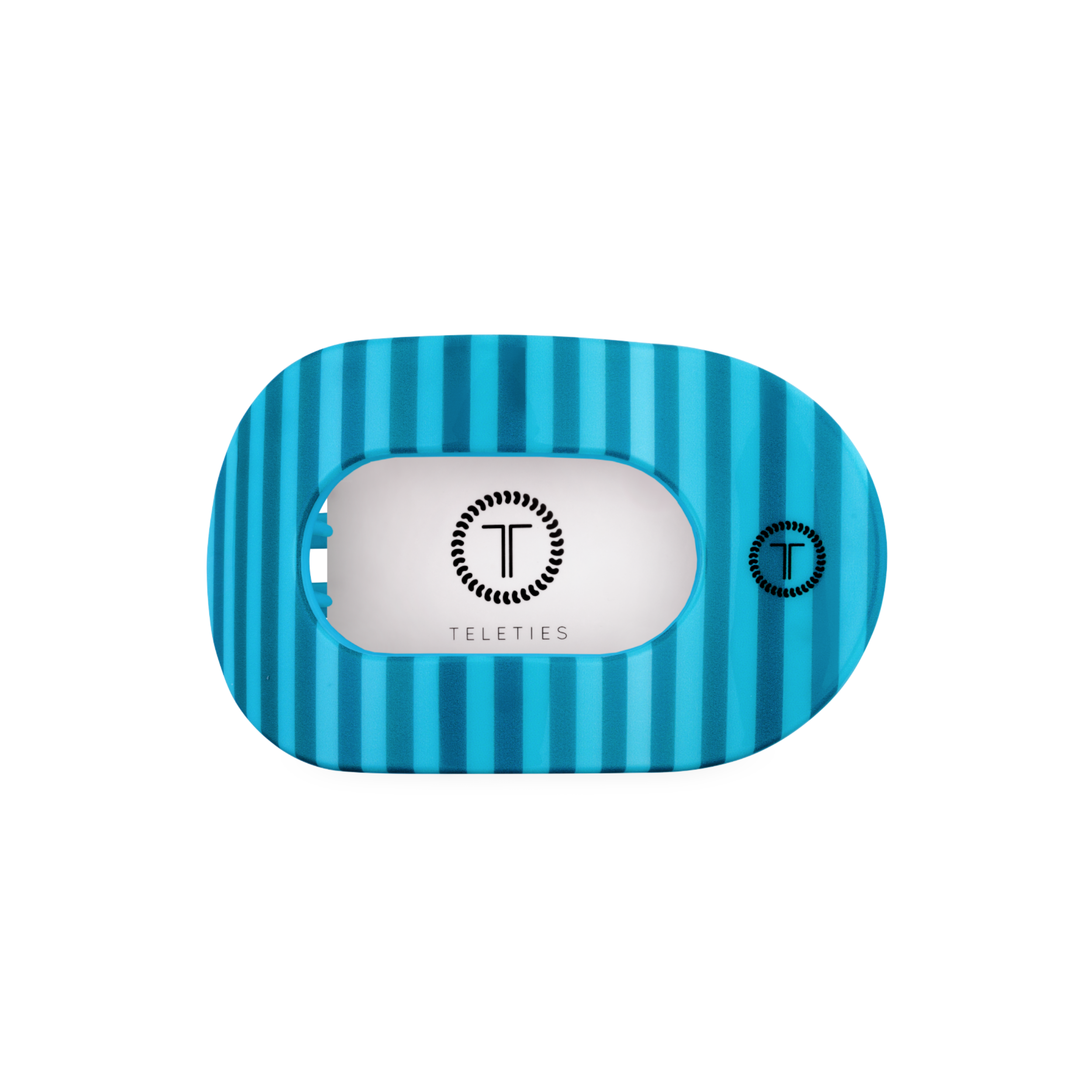 TELETIES - Splash Zone | Medium | Flat Round Hair Clip
