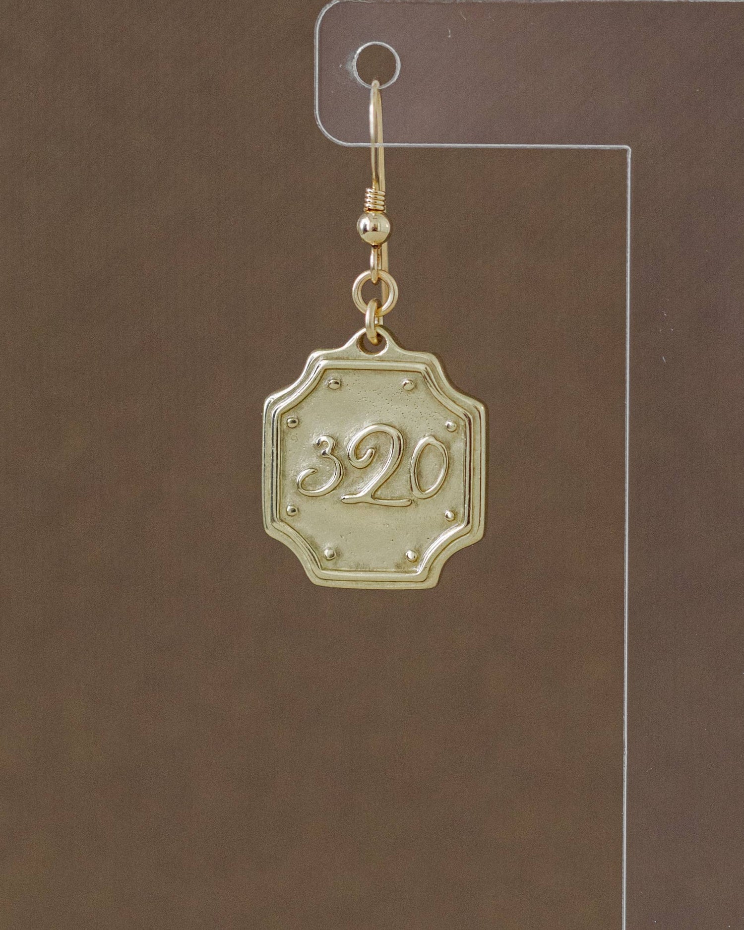 Original Gold Earring French Hook - Ephesians 3:20