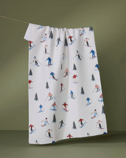 Geometry - Alpine Run Tea Towel