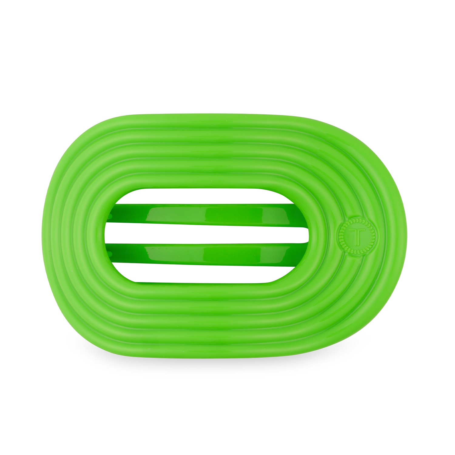 TELETIES - Flat Round Hair Clip | Large | Glow For It