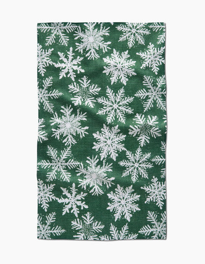 Geometry - Snowy Days Green