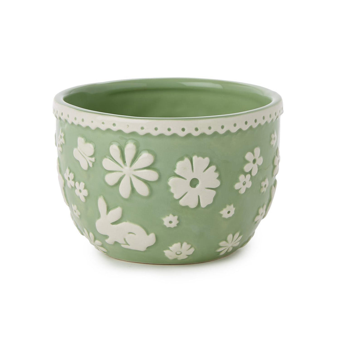 Bunny Relief Patterned Bowl