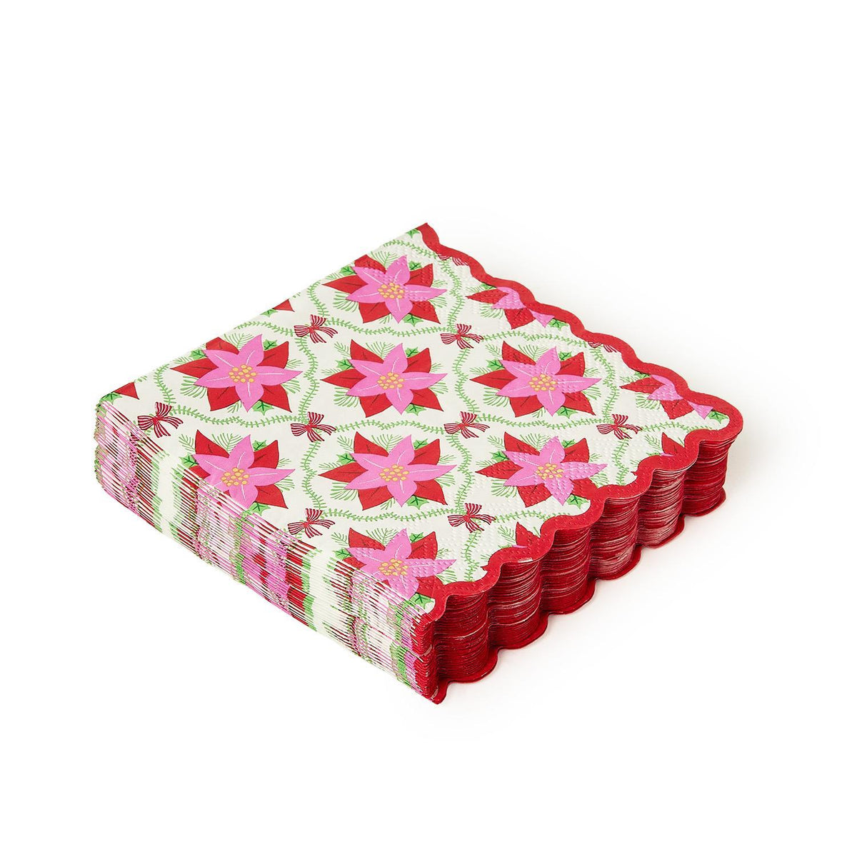 Poinsettia Paper Napkin