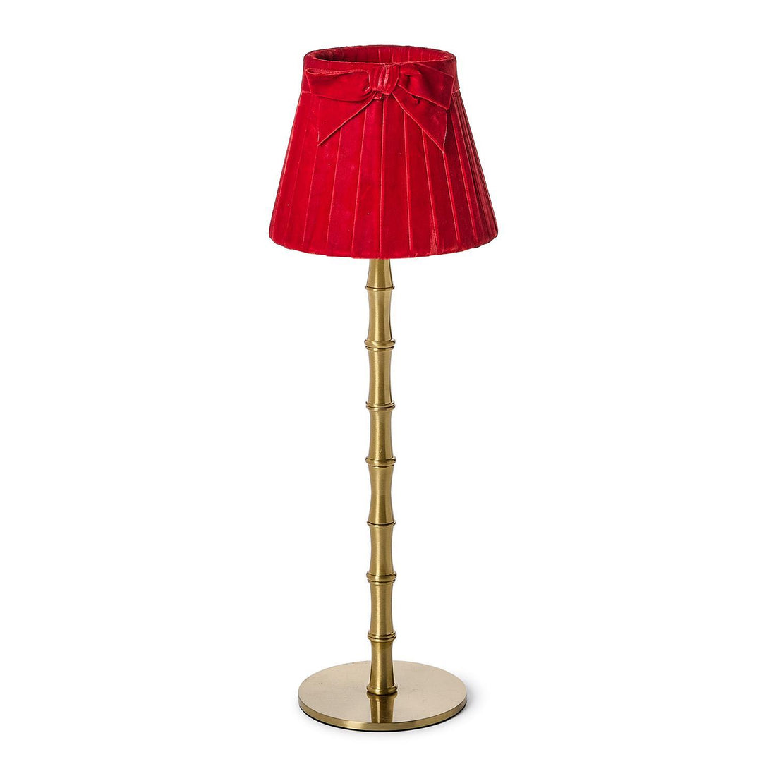 Pleated Velvet Bow Lampshade Covers