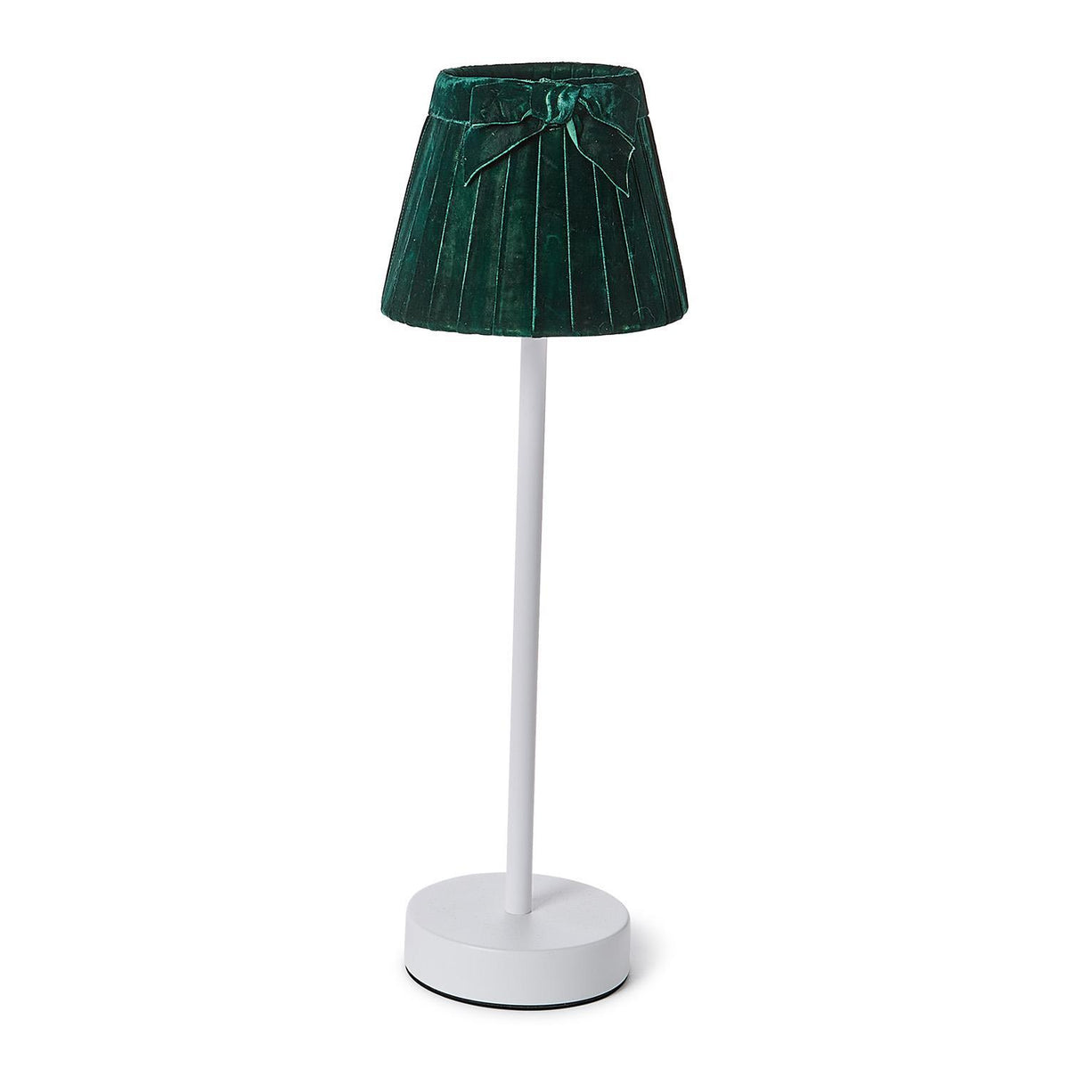 Pleated Velvet Bow Lampshade Covers