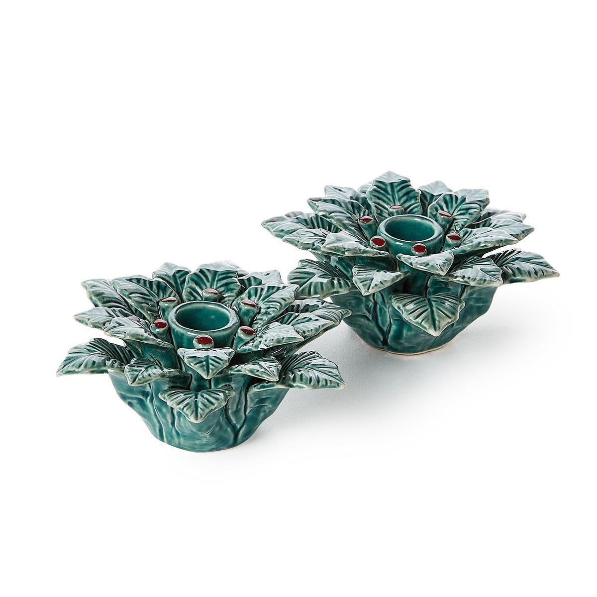 Holly Berry Taper Candleholder