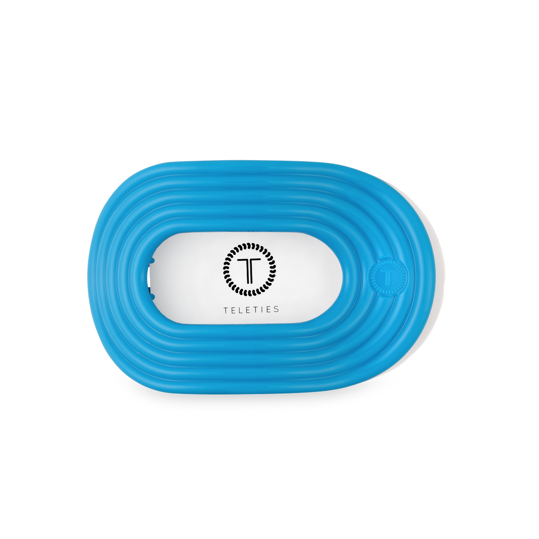 TELETIES - Flat Round Hair Clip | Medium | Miami Vice