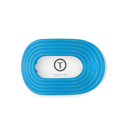 TELETIES - Flat Round Hair Clip | Medium | Miami Vice
